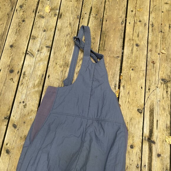 VTG Edelweiss White Stag Ski Bibs Pants Suit Womens 36 Blue Overalls Ski / Snow - Picture 15 of 16